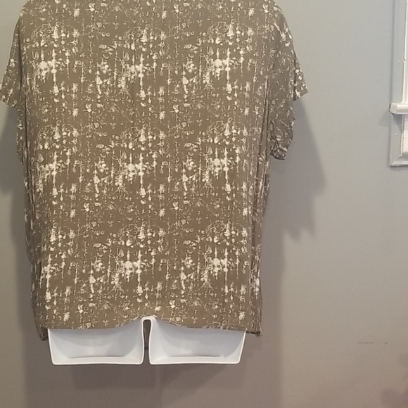 Evri tie dye tassel tie short sleeve boho top 3X - Picture 4 of 7